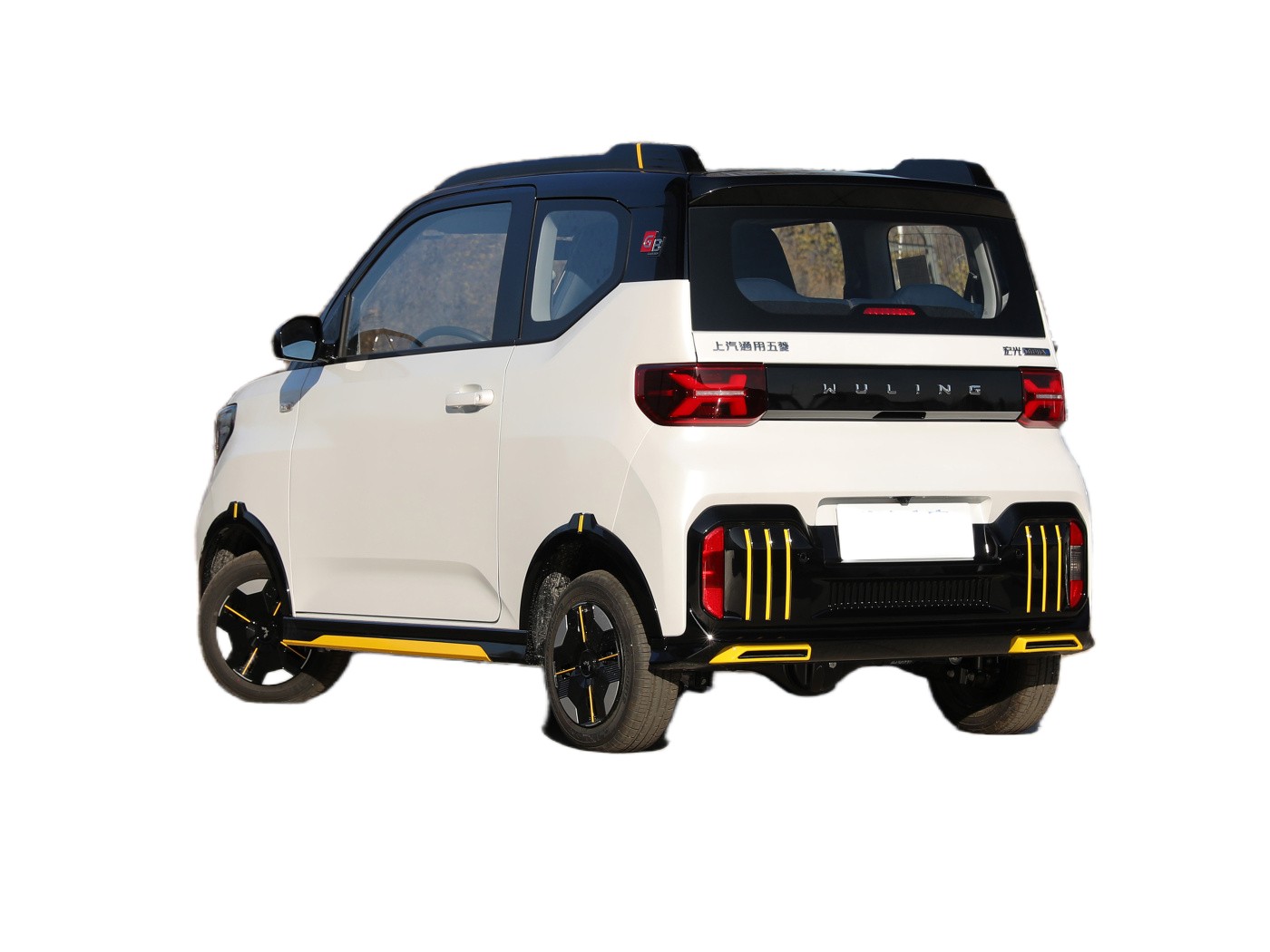 Range 300km New Energy Mini Car 100km/H Wuling Hongguang 100% Electric