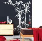 The Classic Creative Bamboo PVC Decoration Wall Sticker F247