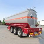 3-Axle 12r20/12r22.5 Tire 45000l 50000l Original Axle Stainless Steel Tank Truck