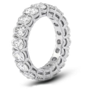 Quality 925 Sterling Silver 4mm CZ Eternity Band Ring ECO-Friendly Yes Plating Rose Gold wholesale