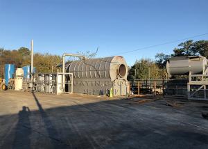 Quality Scrap Rubber Pyrolysis Machine Waste Tire 20t Feasbility Huayin wholesale