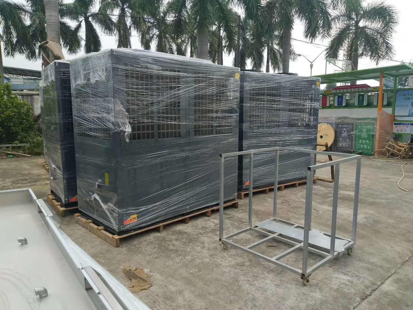 2-25HP swimming pool heat pump unit Energy Efficient Swim Spa Heat Pump Input With Oil Heater factory