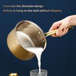 Kitchen 18 / 10 Stainless Steel Milk Pot For Cooking With Pot Cover