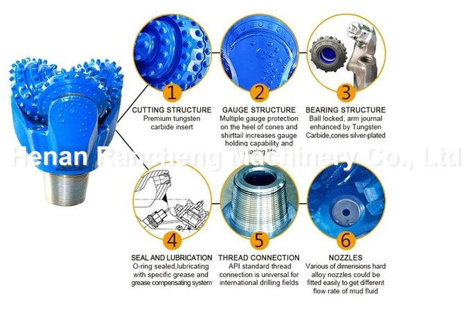 Max 17 Inch Steel Gear Tricone Drill Bit For Drilling Rig Water Well Projects