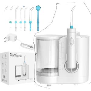 Quality White Countertop Water Flosser ABS Material 1.8m Cord Length wholesale