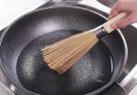 Scrubbing 11.8 Inch Bamboo Dish Scrub Brush Home Restaurant Kitchen Tool