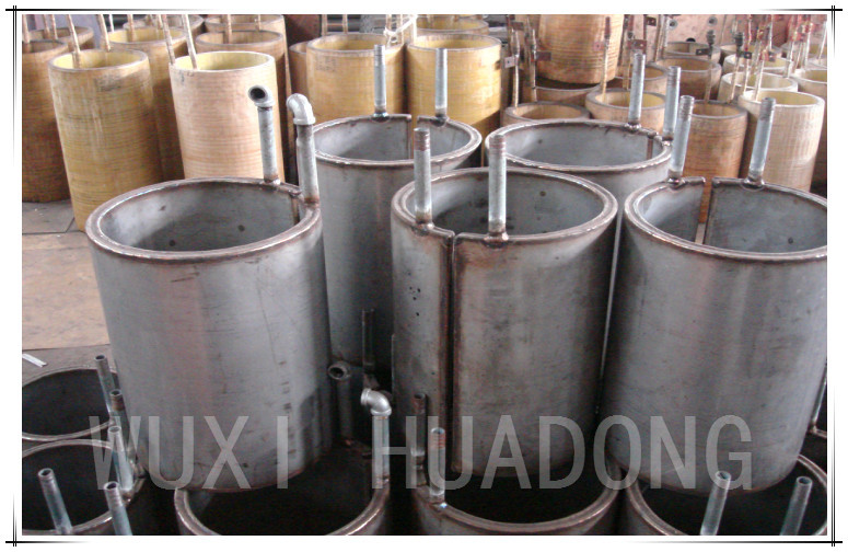 Industrial Casting Machine Parts , 200kg Cooling Water Jacket for furnace made in China
