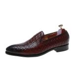 Italian Style OEM Mens Leather Dress Shoes Extra Large Size 46