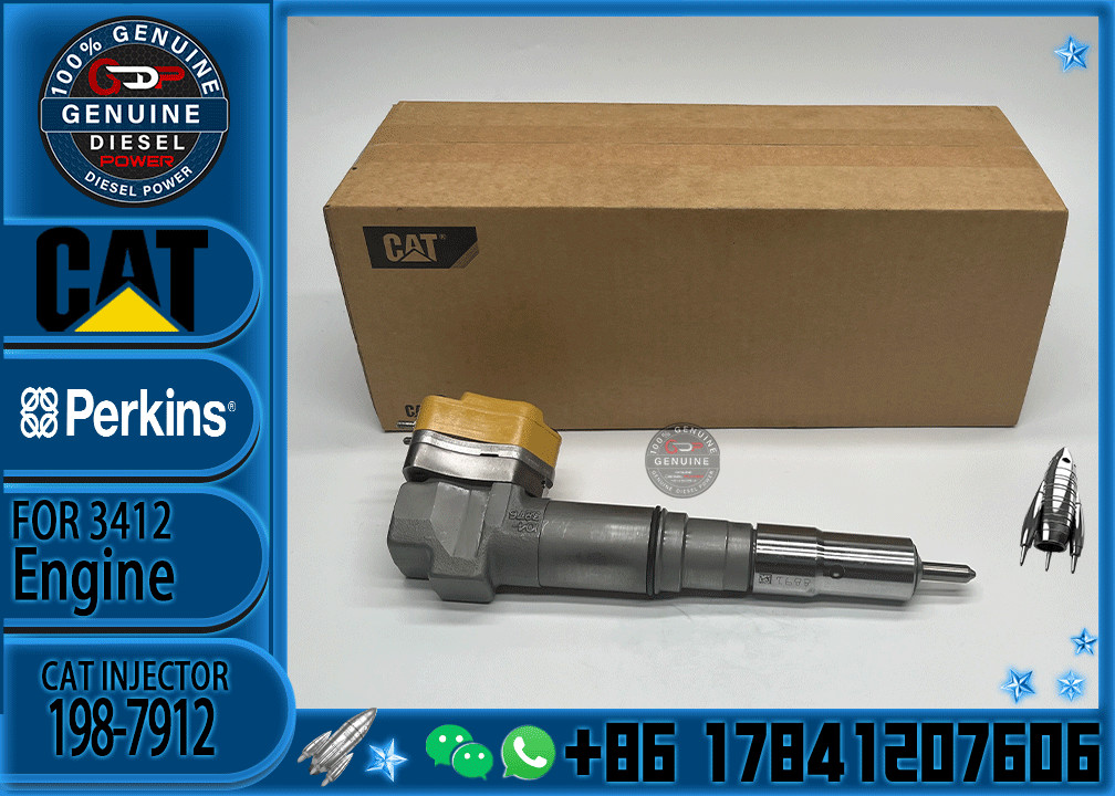 3412E engine parts 209-1995 2091995 206-1217 2061217 FUEL INJECTOR 198-7912 1987912 232-1183 2321183 for D9R