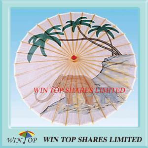 Quality Thailand elephant and coconut style craft umbrella wholesale
