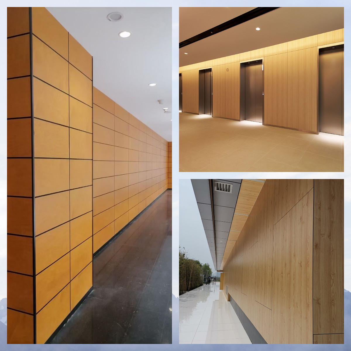 Red Coffee PE Aluminum Composite Panel 4x8 ACM 3mm Composite Panel