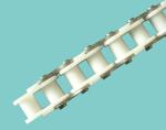 60P engineering plastic roller chains for bottle industry silence transimission