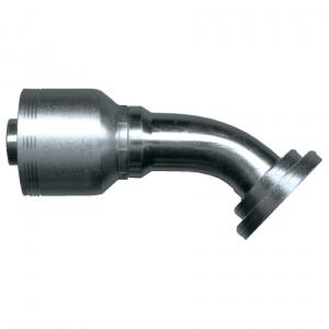 Quality antirust JIC Standard Steel Hose Fittings 45° Elbow Code 61 Split Flange wholesale