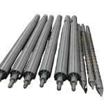 ZHOUSHAN Bimetallic Single Injection Molding Machine Screw Barrel / Injection