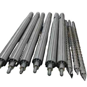 Quality Bimetallic Coating Injection Moulding Screw Barrel Manufacturer For Injection Molding Machines wholesale