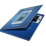 Free Sample Limited 4.3 inch 1GB Skilful CMYK printing video invitation card