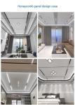 Integrated Aluminum Honeycomb Large Panel Ceiling for Contemporary Hotel Design