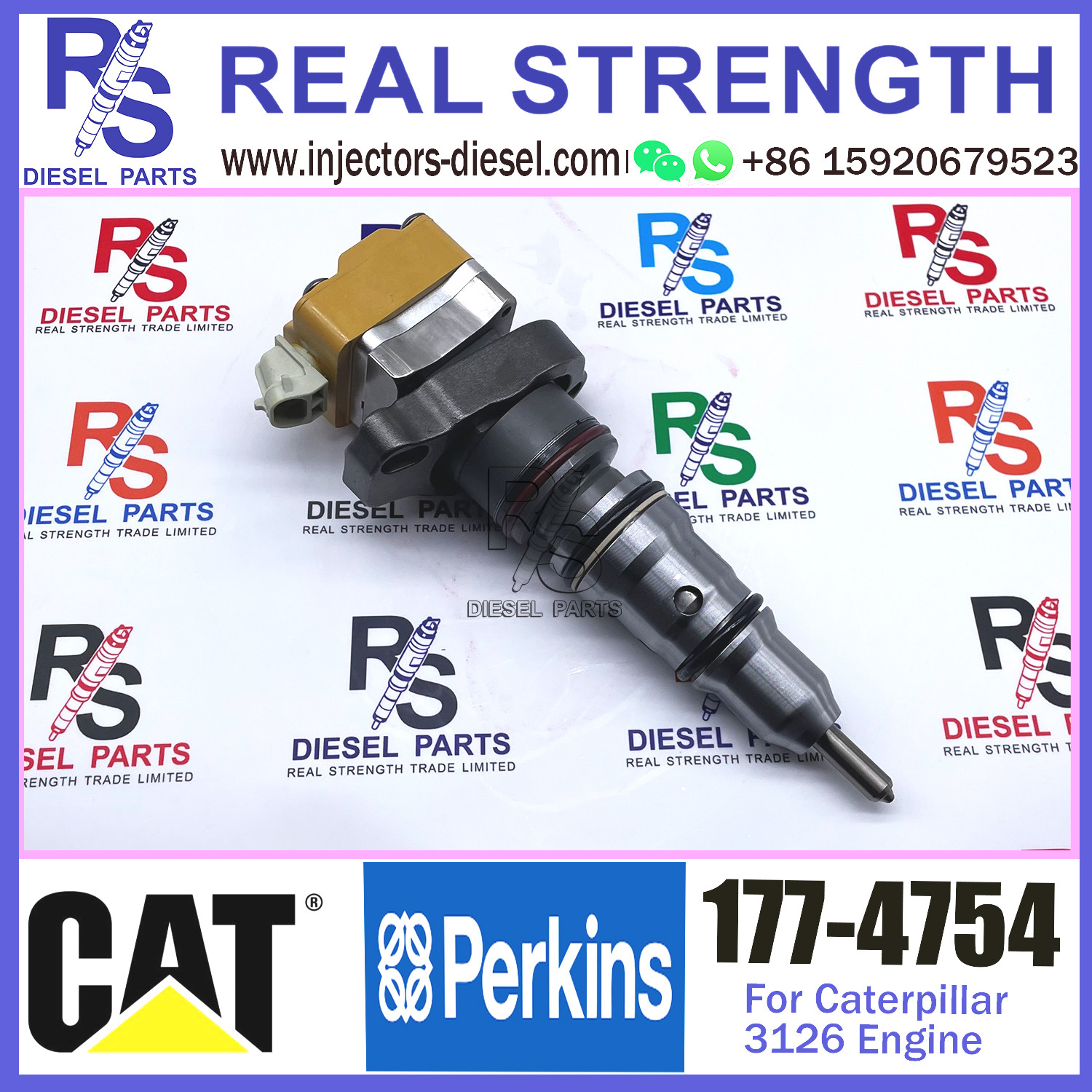 Original New Diesel Engine Fuel Injector 188-1320 196-4229 177-4754 177-4752 For Caterpillar 3126 Engine