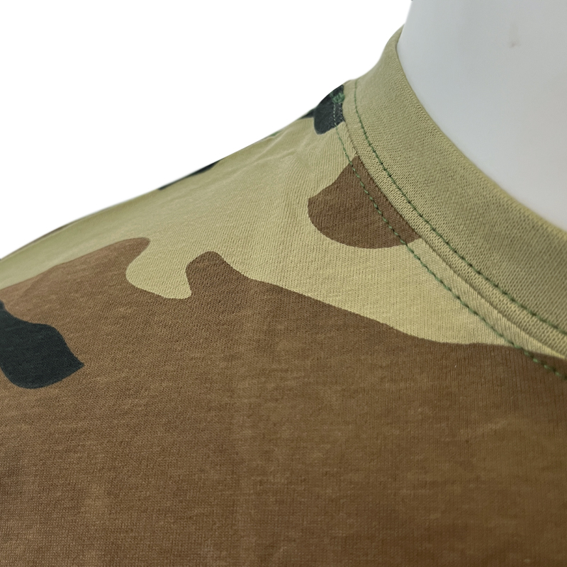 Outdoor Sport Breathable Uniform Cotton T-shirt For Training Moisture-wicking Fabric