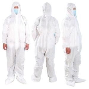 Quality Medical Isolation Disposable Protective Clothing Plastic Suits For Protection wholesale