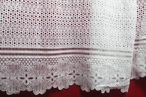 Quality Apparel Accessories Chemical Lace Fabric Water Soluble Embroidery lace fabric in Different Color wholesale