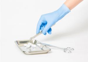 Quality General Medical Nitrile Examination Gloves Non Sterile Type Customized Logo wholesale