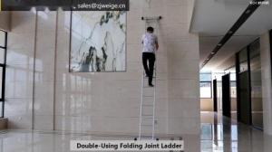 Quality A Frame Foldable 3.2m 2X5 Multi Purpose Ladder wholesale