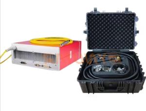 Quality 100W Fiber Laser Portable Cleaning Machine 1064nm Wavelength Air Cooling 50kg 20-1000Hz Pulse Frequency wholesale