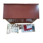Metal Parcel Mail Drop Box with Large Storage Capacity and Secure Powder Coating