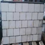 CN Backed Alumina Ceramic Liner Cylinder Hexagonal Rubber Ceramic Lining