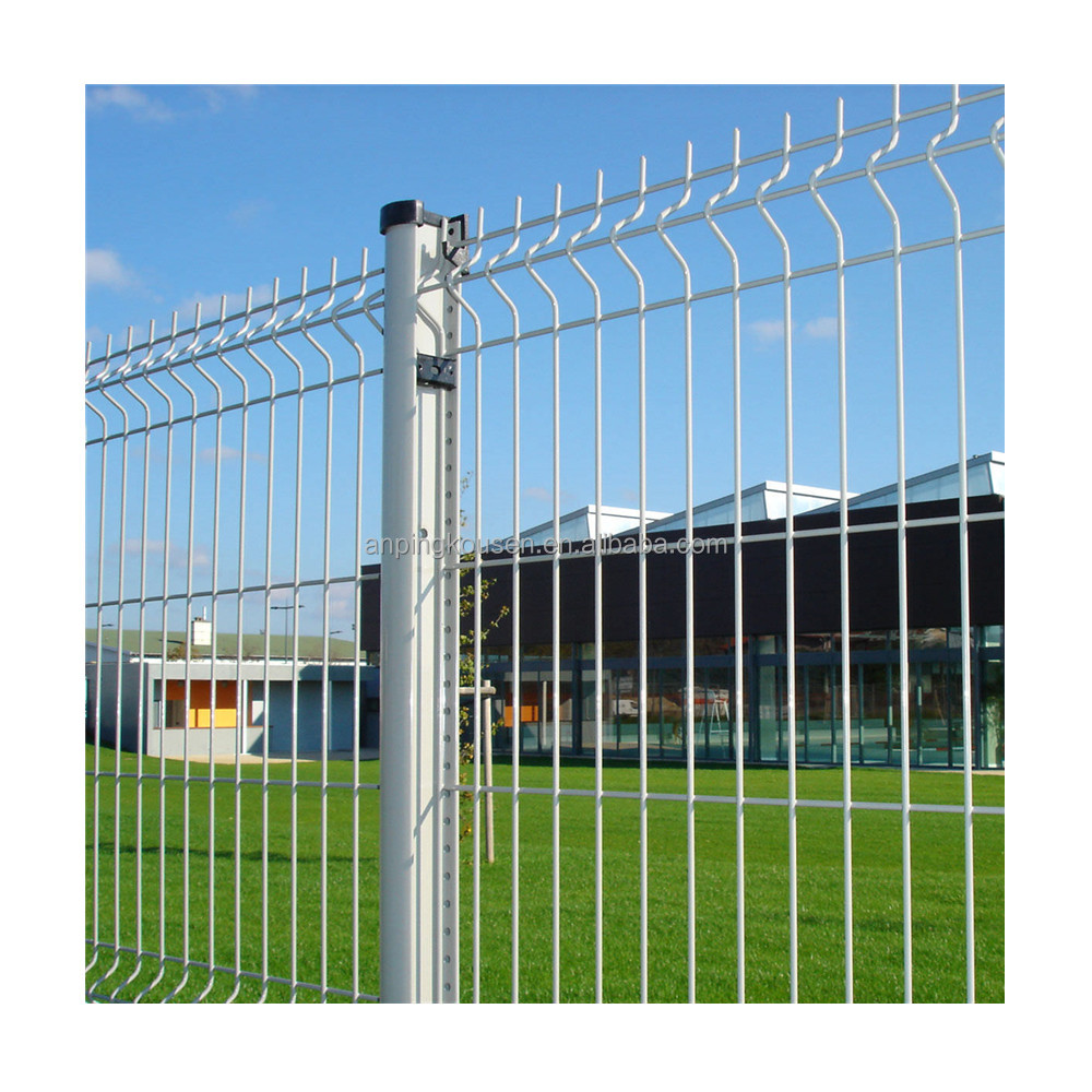 Home Outdoor 3D Curved Welded Wire Mesh Garden Fence for Fence Panel in Metal Material