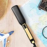 Multiscene Wide Flat Iron Hair Straightener Titanium Digital LCD Display 110