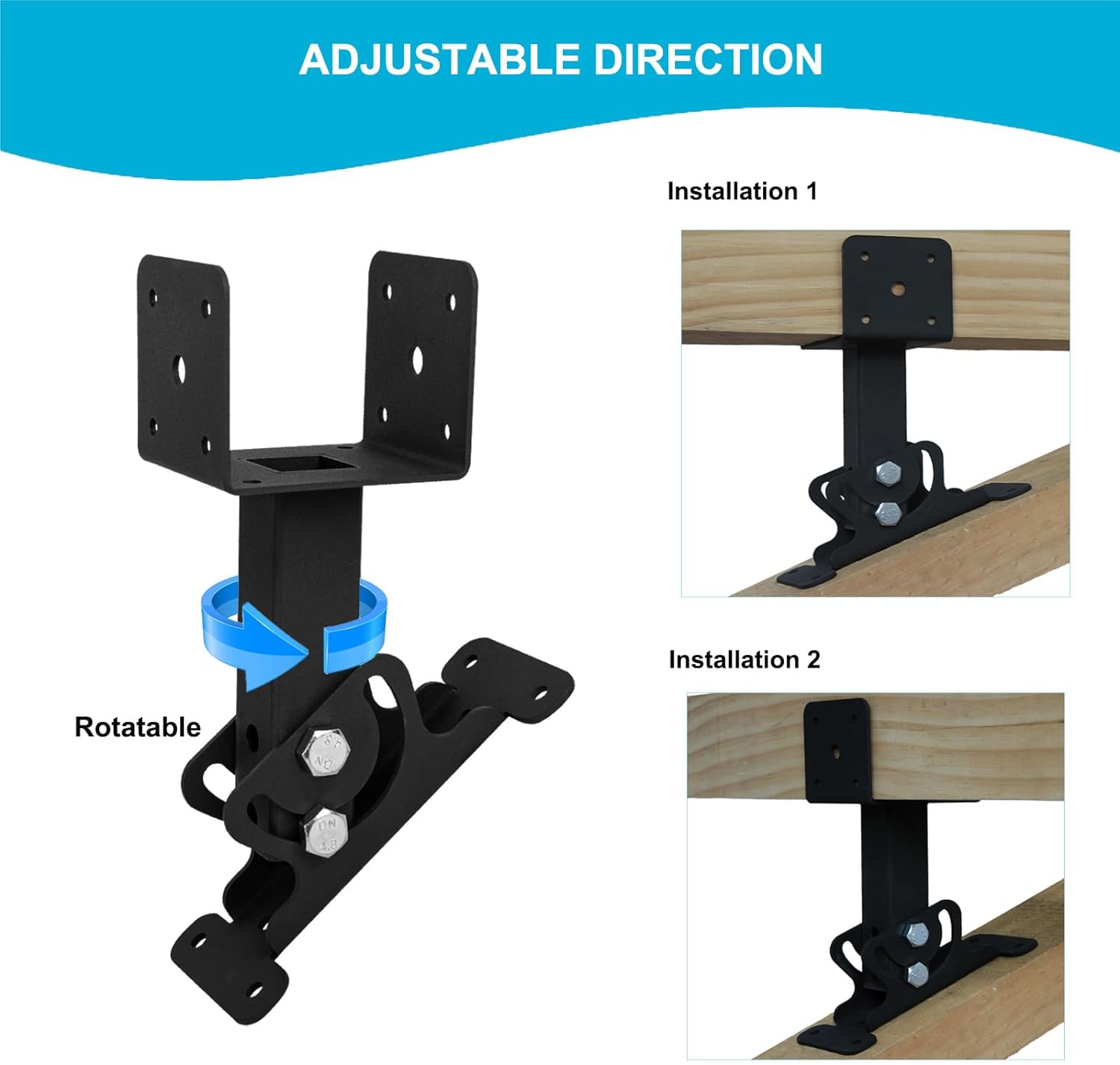 Versatile Heavy Duty Brackets Dacromet Electrophoretic Coating for Gazebo Construction