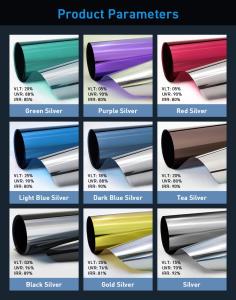 Quality UVR 99% Clear Window Film Office Mall House UV Protection Building Solar Window Film High Heat Insulation wholesale