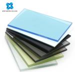 3mm-6mm Coated Dark Blue Reflective Float Glass For Windows / Building