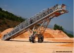 400mm To 1200mm Width Carbon Steel Truck Loading Unloading Conveyor For Cement