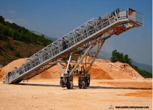 Quality 400mm To 1200mm Width Carbon Steel Truck Loading Unloading Conveyor For Cement wholesale