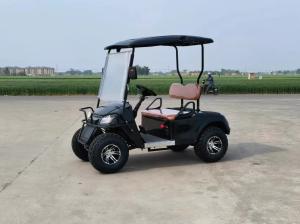 Quality Two Seater Black Classic New Energy Lithium Battery Electric Golf Cart Customizable Color And LOGO wholesale