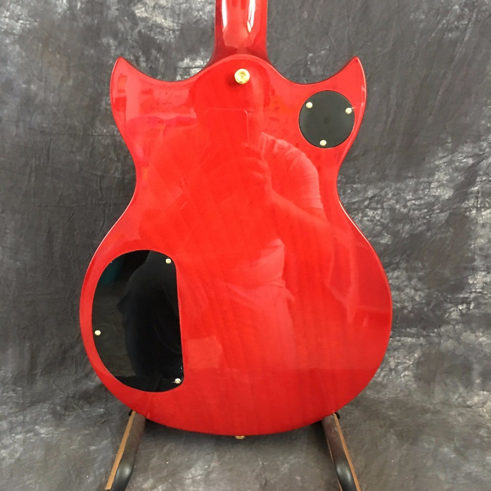 Cherry Sunburst Finishing YMH SG Electric Guitar CS Cherry Sunburst SG Electric Guitar With Gold Hardware