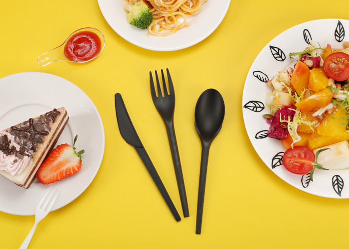 Biodegradable CPLA Cookware Cutlery With Individually Packaging
