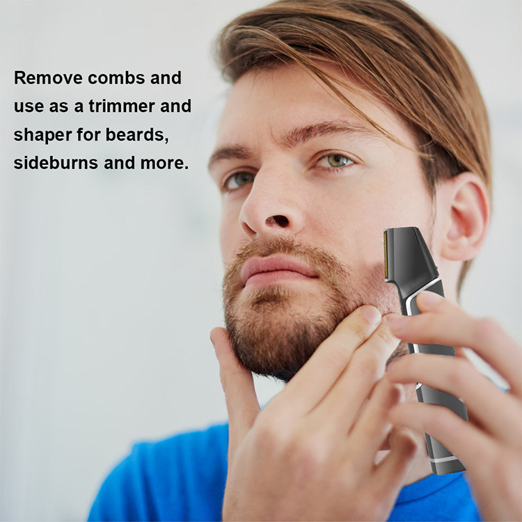 Stainless Steel Rechargeable Shaving Machine Trimmer 90min Charging 600mAh