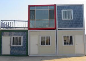 Quality Waterproof Flat Pack Container House , Fast Efficient Double Container House wholesale
