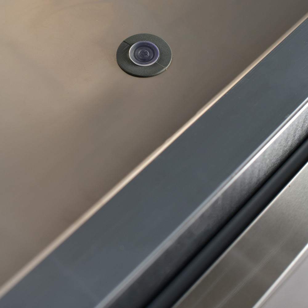 Commercial Vertical Freezer for Kitchen Cooling Large-Capacity Stainless Steel