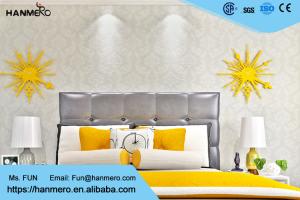 Quality Bright Floral Wallpaper Modern Removable Wallpaper Non Woven Wall Covering wholesale