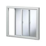 TS8345 1.8mm Commercial Sliding Windows For Office