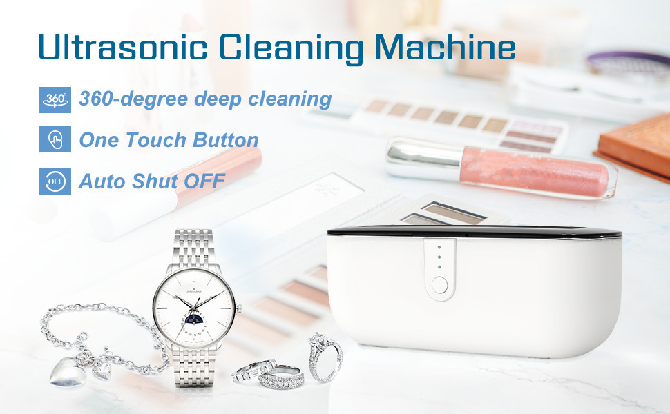 450ML Ultrasonic Cleaner Machine For Jewelry Ring Silver Retainer Watches