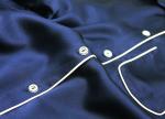 Breathable Womens Silky Pyjamas Sleepwear Ladies Silk Nightwear 70cm Length