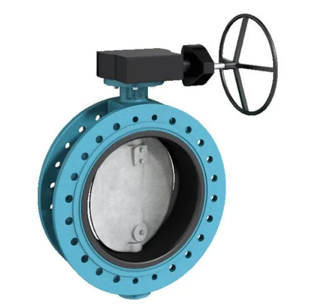 Gas and Hydraulic Media Compatible Pneumatic Actuated Butterfly Valve Lug Type