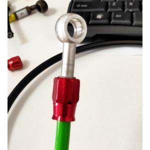Quality Motorcycle Motor Brake Hose Banjo Fitting AN3 0 28 90 Degree wholesale