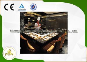 Quality Nine Seats Commercial Hibachi Grill , LPG / Pipeline Natural Gas Hibachi Grill wholesale